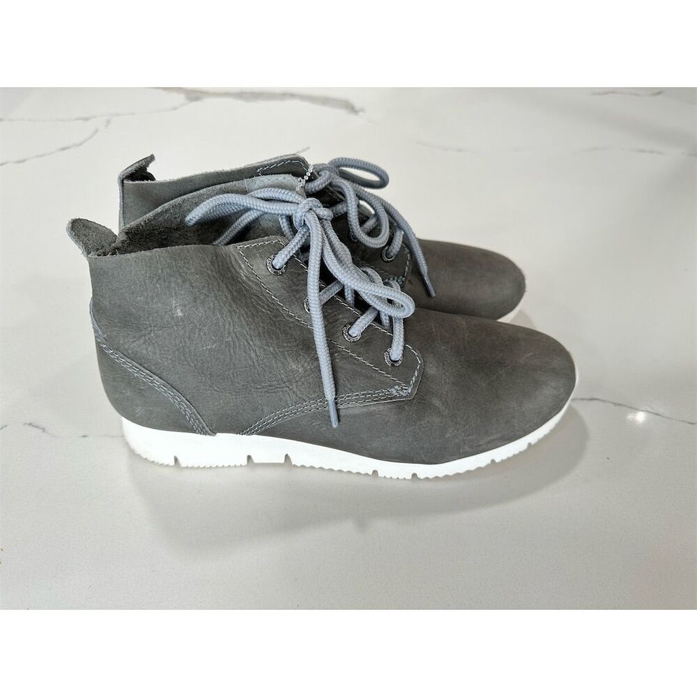 Kodiak Women's Gray Lace-Up Ankle Boots Size 7 Casual Modern Style